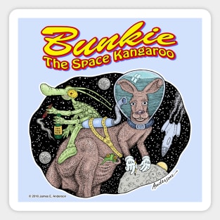 Bunkie The Space Kangaroo Magnet